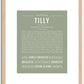 Tilly | Name Art Print