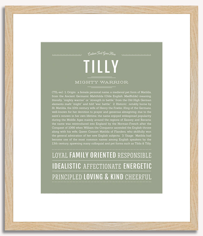 Tilly | Name Art Print