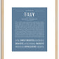 Tilly | Name Art Print