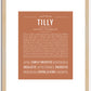 Tilly | Name Art Print