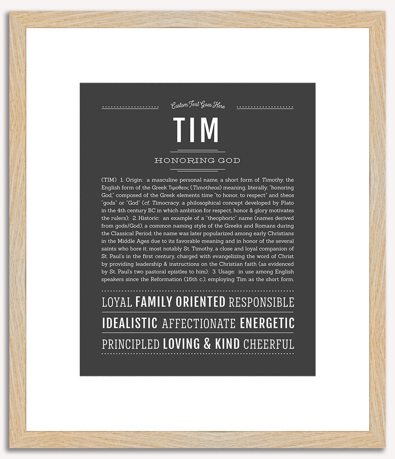 Tim | Name Art Print