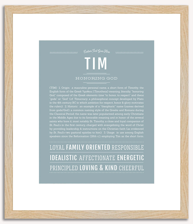 Tim | Name Art Print