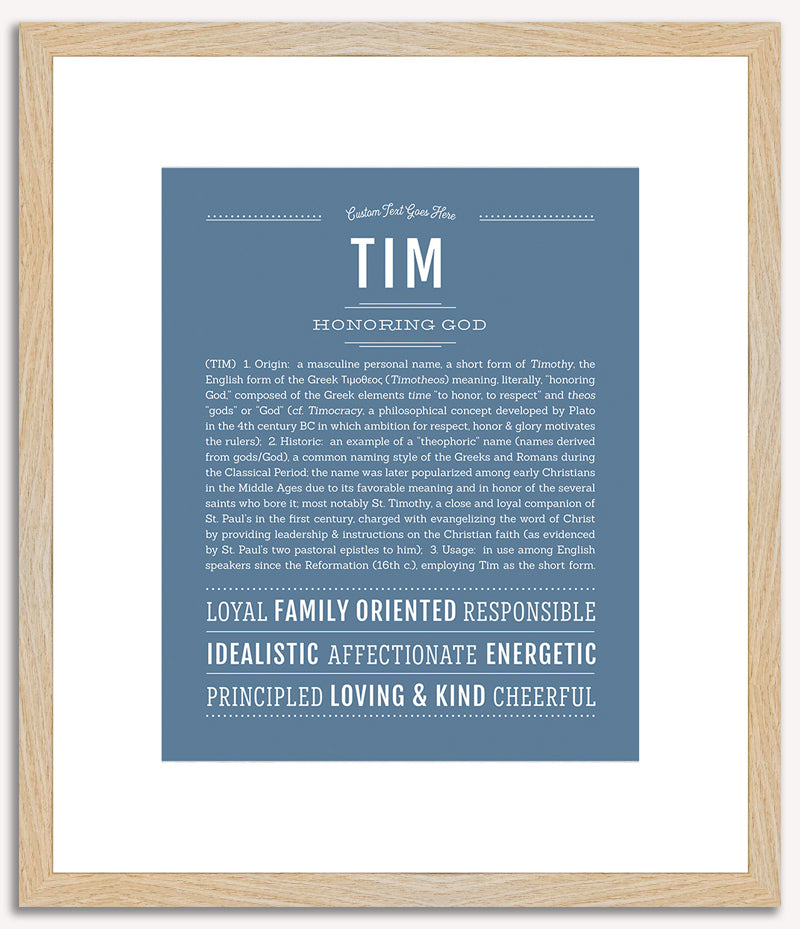 Tim | Name Art Print