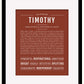 Frame Options | Bordeaux | Black Frame, Matted