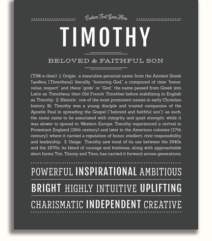 Frame Options | Charcoal Gray | No Frame