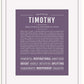 Frame Options | Deep Purple | White Frame, Matted