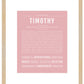 Frame Options | Dusty Rose | Maple Frame, Matted