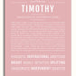 Frame Options | Dusty Rose | No Frame