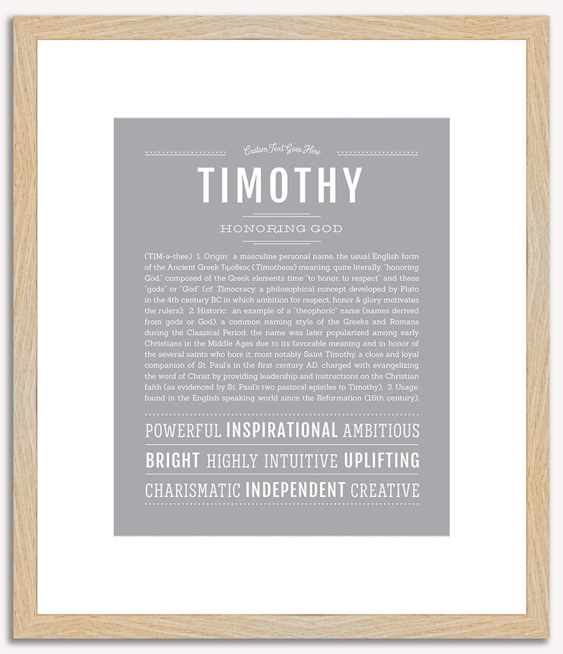 Timothy | Name Art Print