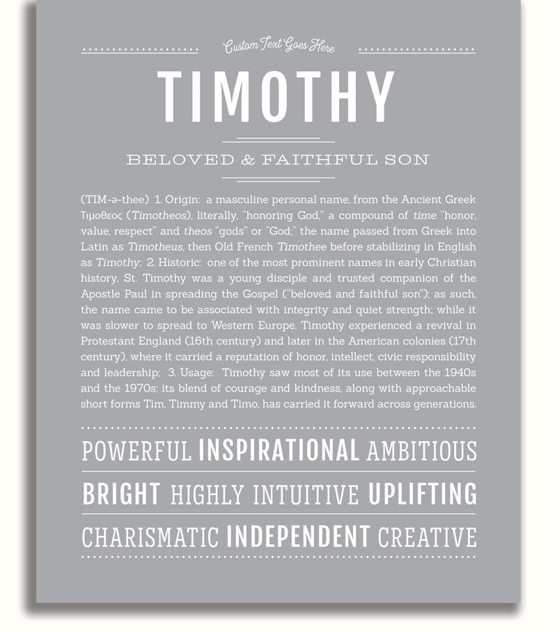 Frame Options | Light Gray | No Frame