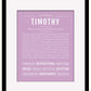 Frame Options | Lilac | Black Frame, Matted