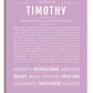 Frame Options | Lilac | No Frame