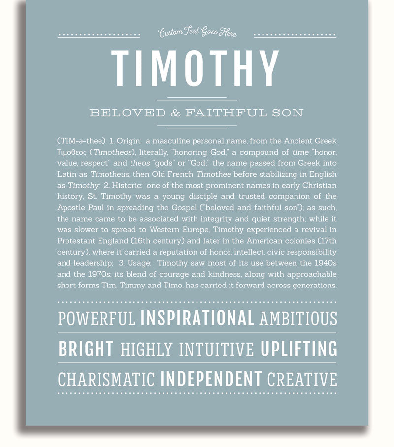 Frame Options | Powder Blue | No Frame