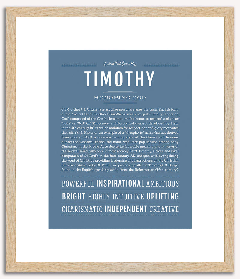 Timothy | Name Art Print