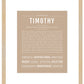 Frame Options | Tan | Maple Frame, Matted