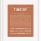 Frame Options | Terra Cotta | White Frame, Matted