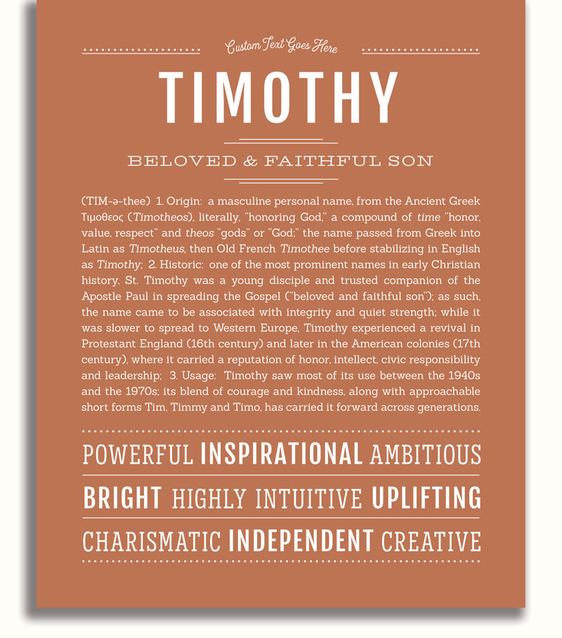 Frame Options | Terra Cotta | No Frame