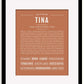 Frame Options | Terra Cotta | Black Frame, Matted