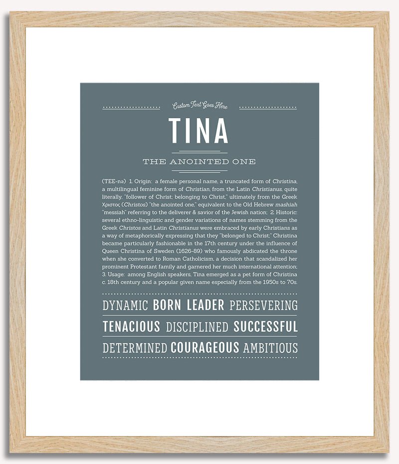 Tina | Name Art Print