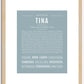 Tina | Name Art Print