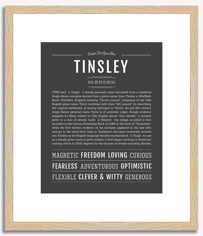 Tinsley | Name Art Print