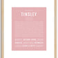 Tinsley | Name Art Print