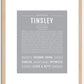 Tinsley | Name Art Print