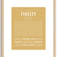 Tinsley | Name Art Print