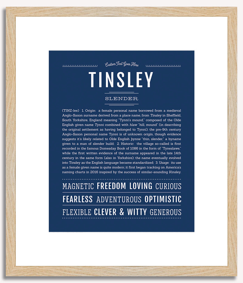 Tinsley | Name Art Print