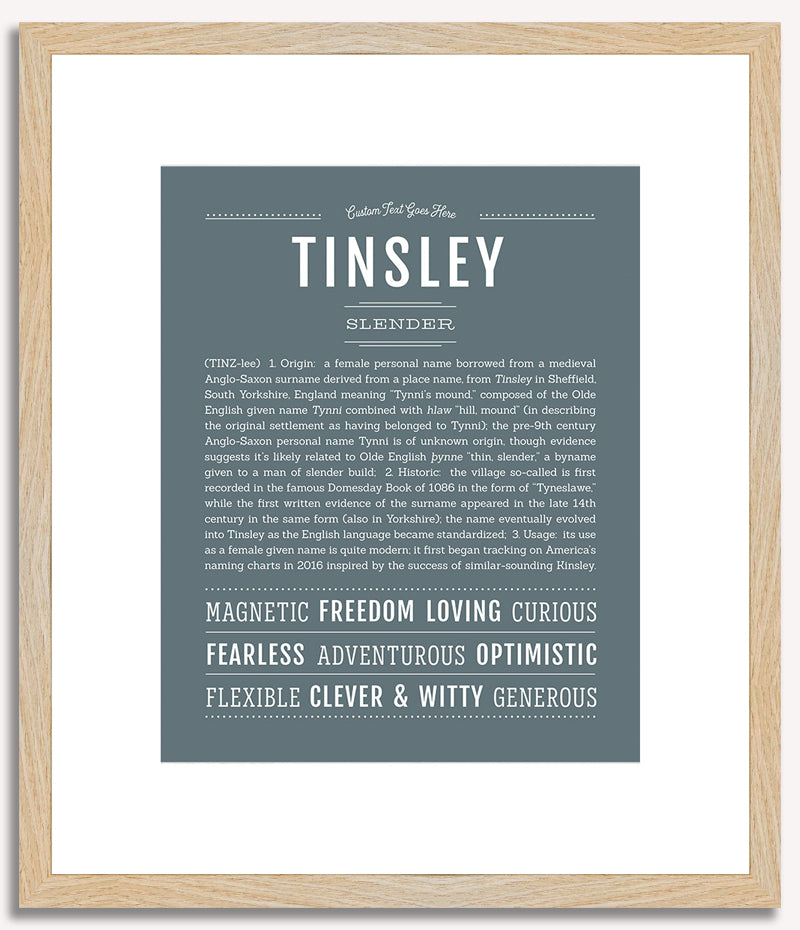 Tinsley | Name Art Print