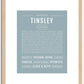 Tinsley | Name Art Print