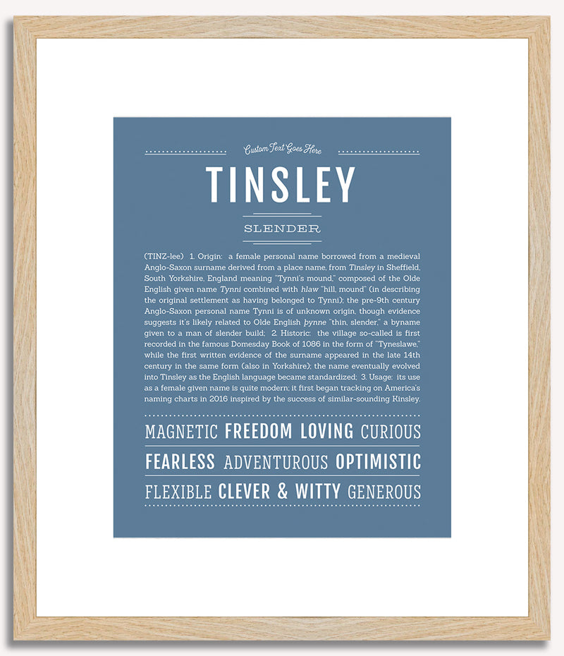 Tinsley | Name Art Print