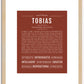 Tobias | Name Art Print