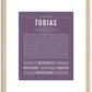 Tobias | Name Art Print