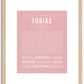 Tobias | Name Art Print