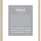 Tobias | Name Art Print