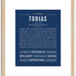 Tobias | Name Art Print