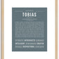 Tobias | Name Art Print