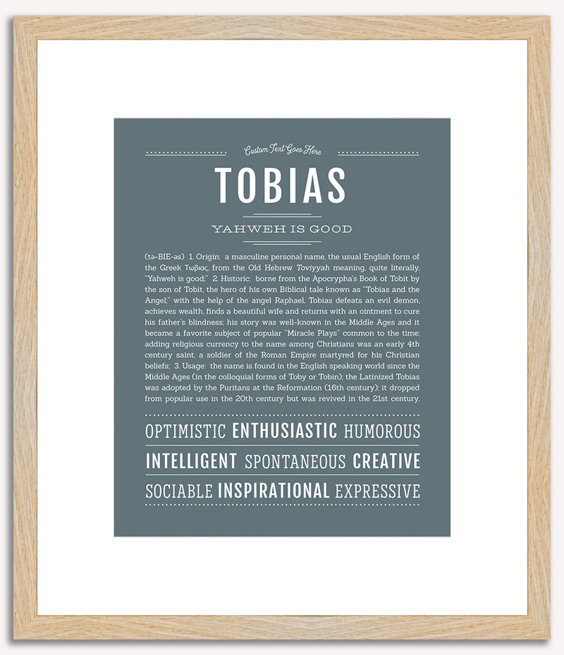 Tobias | Name Art Print