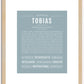 Tobias | Name Art Print