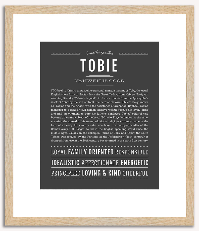 Tobie | Name Art Print