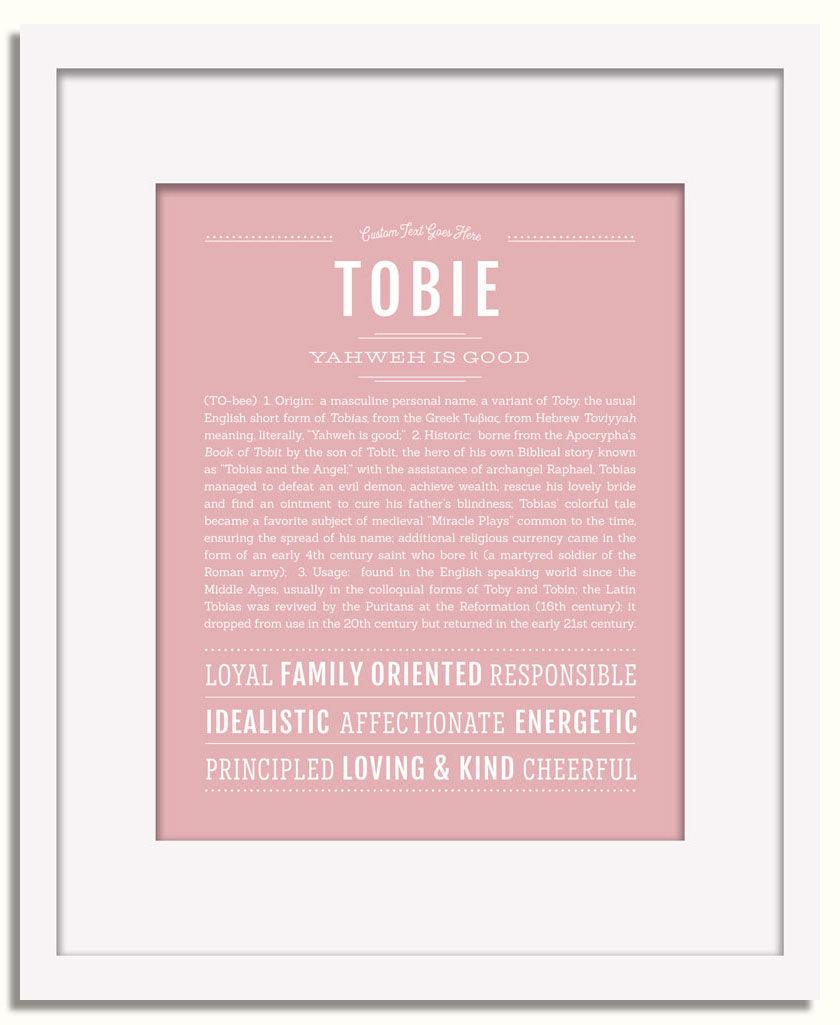 Frame Options | Dusty Rose | White Frame, Matted