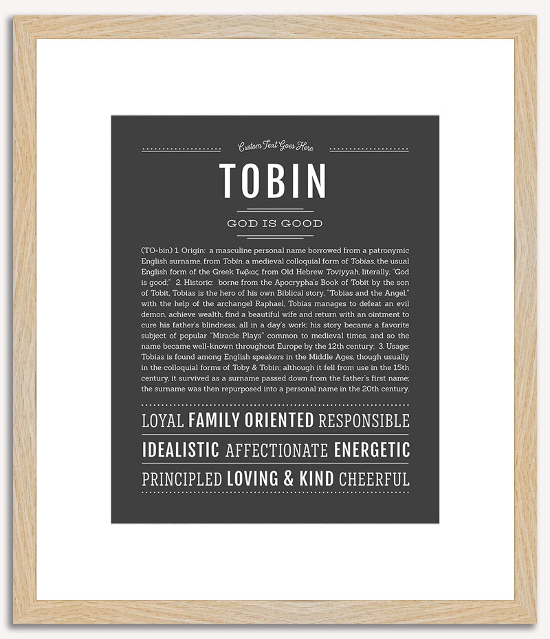 Tobin | Name Art Print