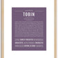 Tobin | Name Art Print