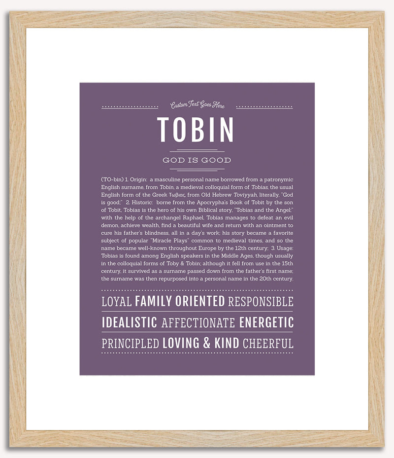 Tobin | Name Art Print