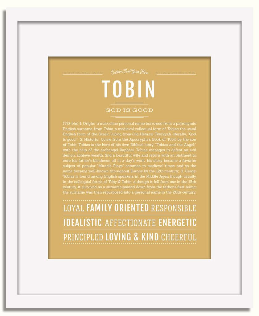 Frame Options | Matte Gold | White Frame, Matted