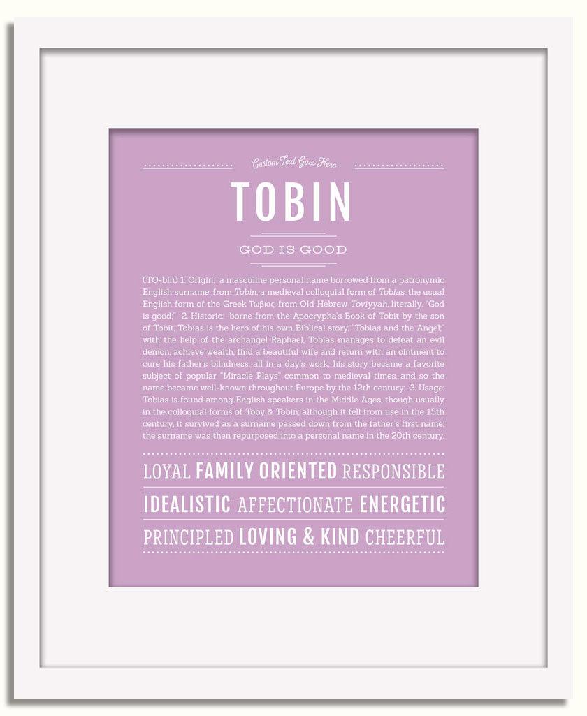 Frame Options | Lilac | White Frame, Matted