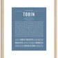 Tobin | Name Art Print