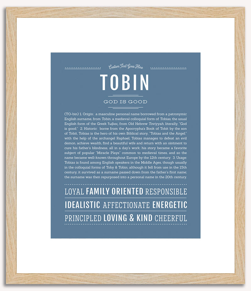 Tobin | Name Art Print