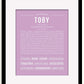 Frame Options | Lilac | Black Frame, Matted